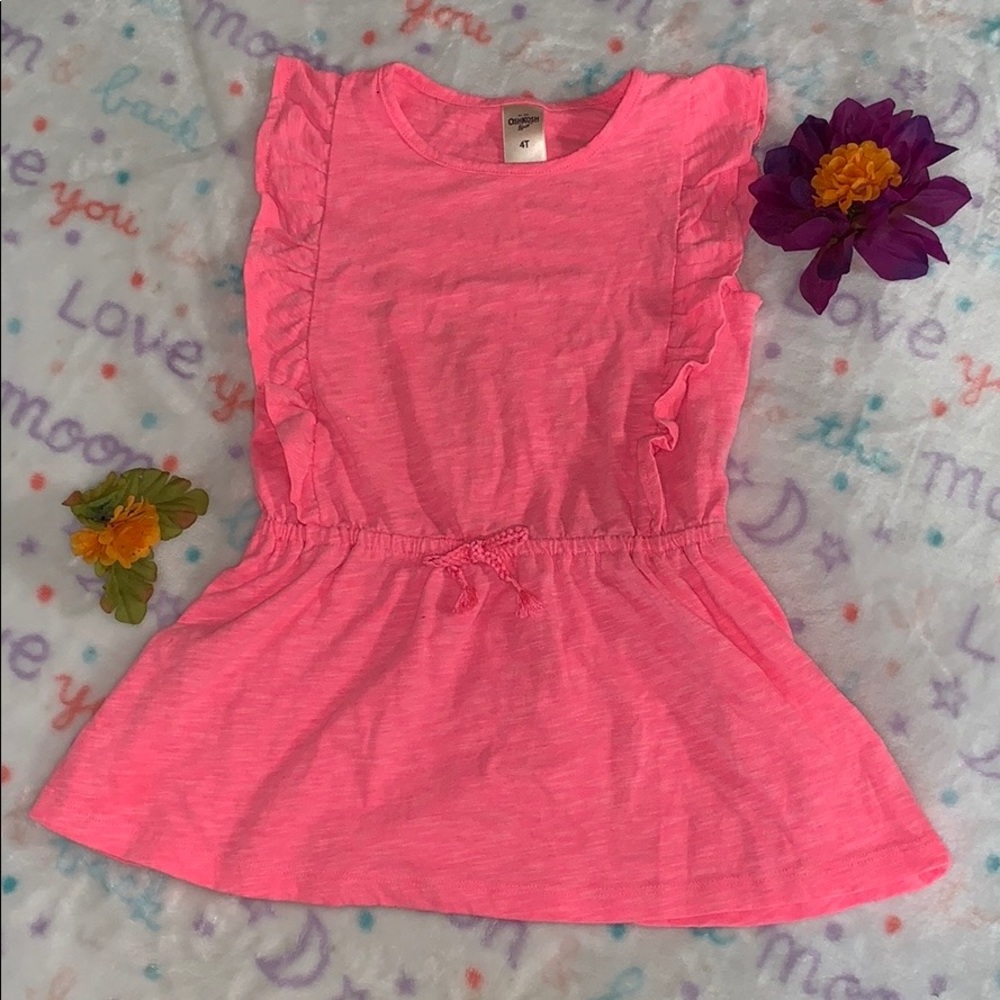 🎀Oshkosh tunic ruffle tank🍭